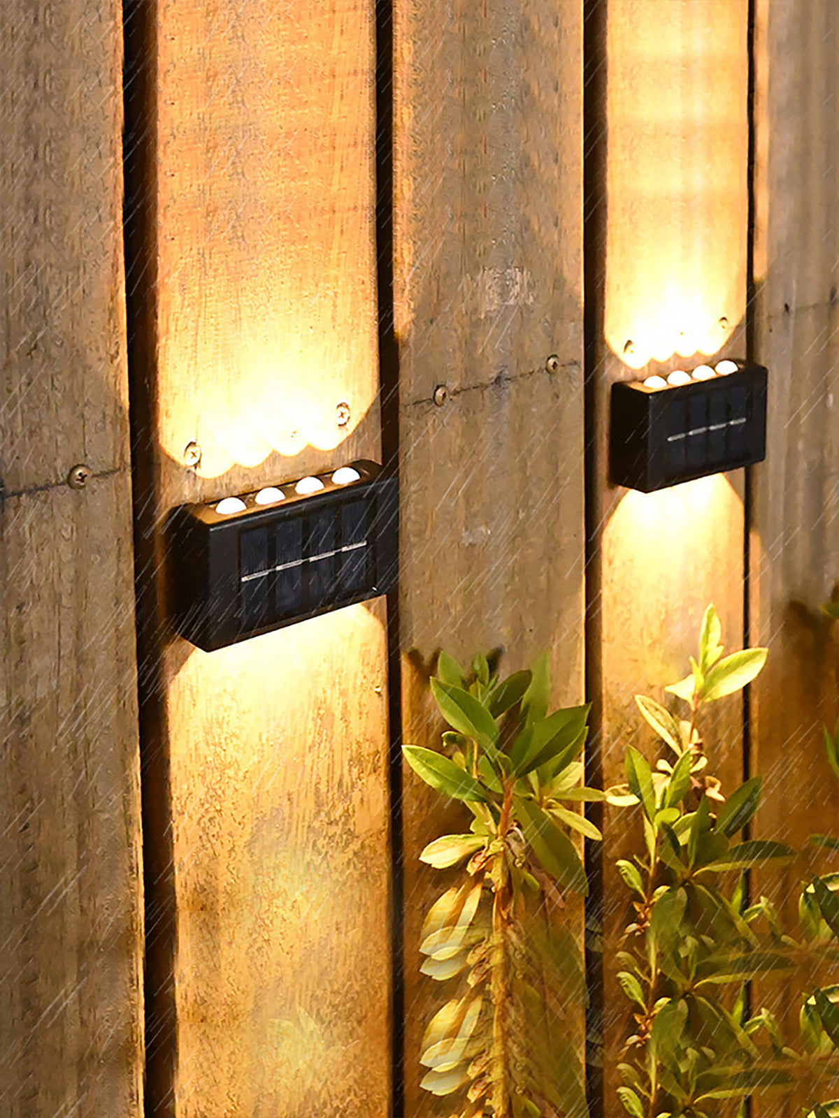 Solar Powered Outdoor Wall Light | Waterproof LED Garden Lamp