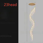 Modern Crystal Chandelier with Stepless Dimming