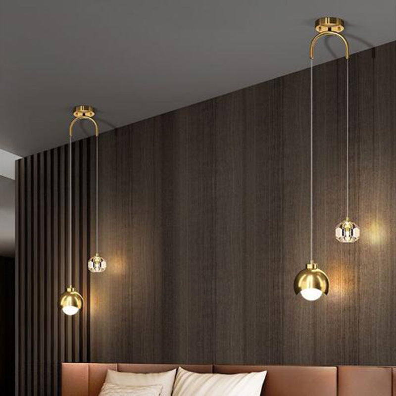 Nordic Crystal Adjustable Hanging Chandelier