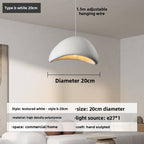 Adjustable Wabi-Sabi Style LED Chandelier