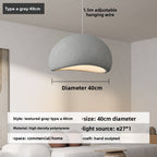 Adjustable Wabi-Sabi Style LED Chandelier