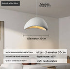 Adjustable Wabi-Sabi Style LED Chandelier