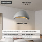 Adjustable Wabi-Sabi Style LED Chandelier