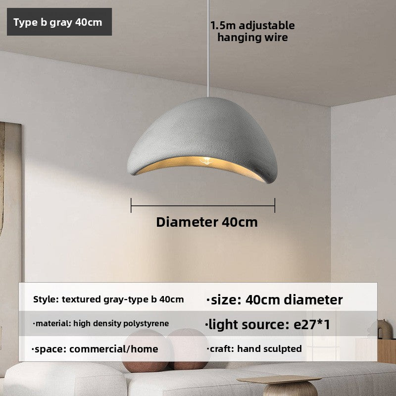 Adjustable Wabi-Sabi Style LED Chandelier