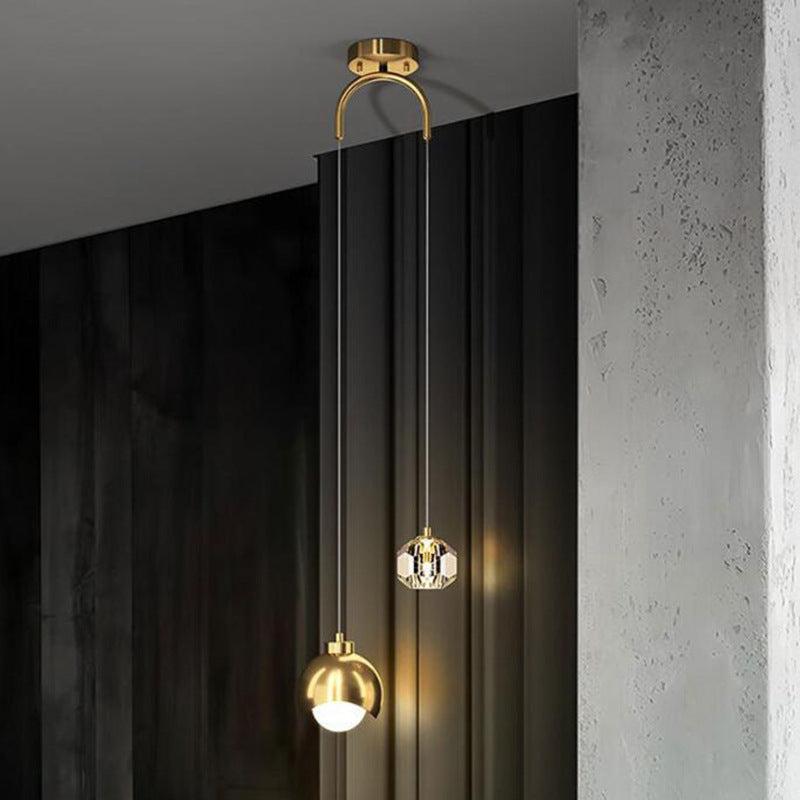 Nordic Crystal Adjustable Hanging Chandelier