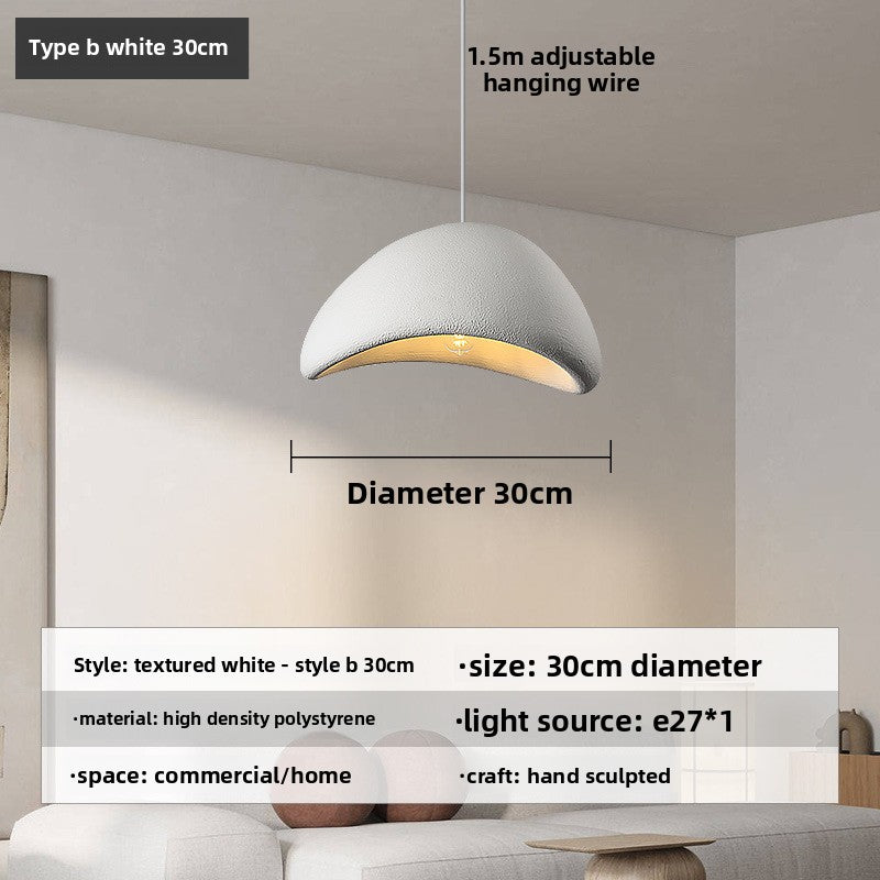 Adjustable Wabi-Sabi Style LED Chandelier