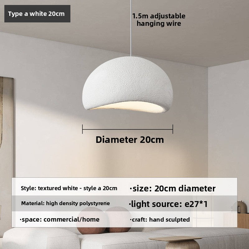 Adjustable Wabi-Sabi Style LED Chandelier