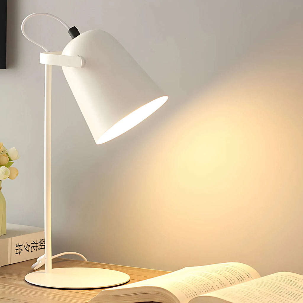 	Dimmable LED desk lamp with adjustable brightness for office and study