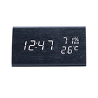 Multifunctional digital clock with live temperature and humidity readings
