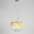 Nordic parchment pendant light dimensions — 40 cm diameter size guide