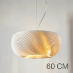 Nordic parchment pendant light dimensions — 60 cm diameter size guide