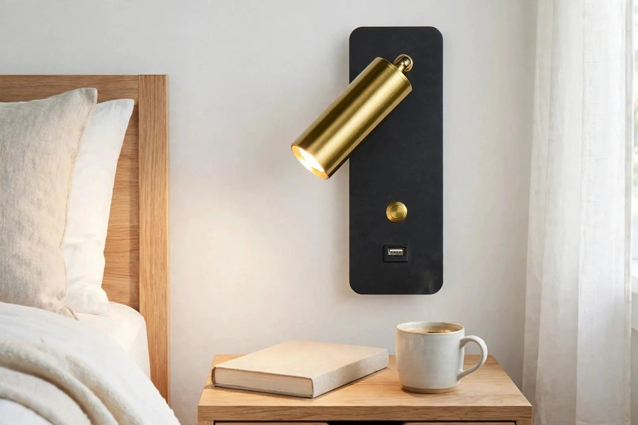 Efficient 7W LED with a Built-In USB Port